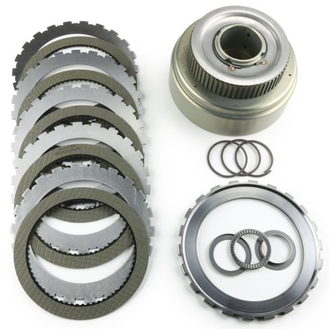Transmission Drum - 5 Clutch - Direct Drum - Intermediate - Hub / Pressure Plate - Aluminum - TH400 Transmission - Kit
