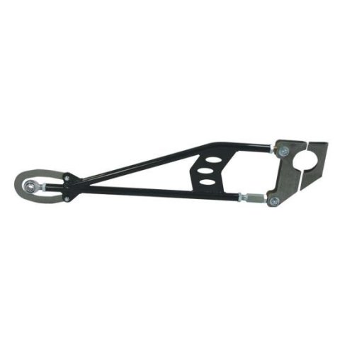 Ladder Bars - Ladder Link - Weld-On - 33-1/2 in Long - Adjustable - Steel - Black Powder Coat - Universal - Kit