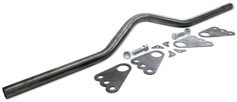 Ladder Bar Crossmember - Weld-On - 54 in Wide - 1-3/4 in Tube - Steel - Natural - Kit