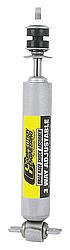 Shock - Drag - Monotube - 9.80 in Compressed / 15.02 in Extended - 1.63 in OD - 3 Way Adjustable - Steel - Gray Paint - Front - Each