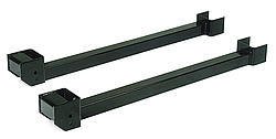 Subframe Connectors - Weld-On - 2 x 2 x 0.083 Tubing - Steel - Natural - GM Chevy ll 1962-67 - Pair