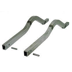 Frame Rails - Rear - 2 x 3 x 0.083 in Tubing - Steel - Natural - GM X-Body1962-67 - Kit