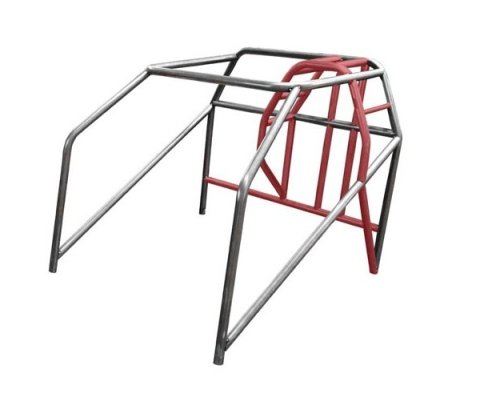 Roll Cage Conversion - Weld-On - 10 Point to Funny Car Cage - 1.625 in Diameter - 0.134 in Wall - Steel - Natural - Competition Engineering 10 Point C