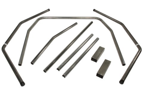 Roll Bar - Main Hoop - Weld-On - 1.625 in Diameter - 0.134 in Wall - Steel - Natural - GM Compact Truck 1982-2000 - Kit