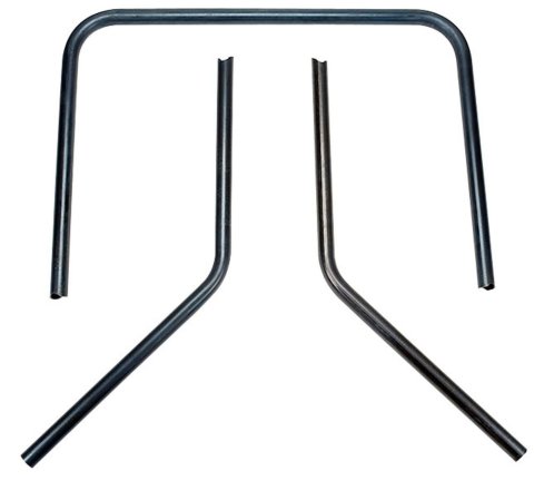 Roll Cage Conversion - Weld-On - 8 Point to 10 Point - 1.625 in Diameter - 0.134 in Wall - Steel - Natural - GM F-Body 1970-81 - Kit