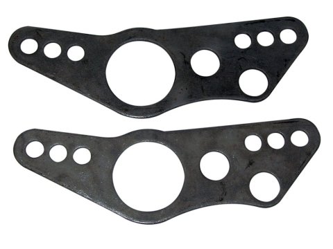 Four Link Bracket - Rear End Brackets - Steel - Natural - Pair