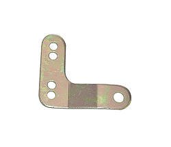 Coil-Over Shock Bracket - Rear - Driver Side Mount - Lower - Bolt-On - Steel - Cadmium - Universal - Each