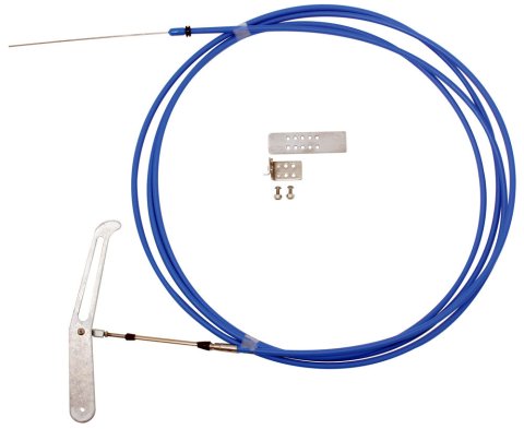 Drag Parachute Release Cable - 18 ft Long - Bracket - Handle - PTFE Lined - Universal - Kit