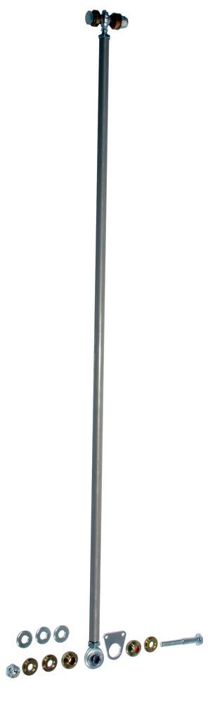 Throttle Linkage - 23 in Long Rod - 2 Rod Ends - Aluminum - Natural - Universal - Kit