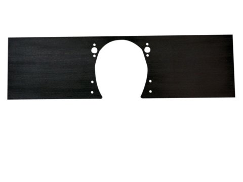 Motor Plate - Front - 36 x 10.5 x 0.25 in - Aluminum - Natural - Small Block Chevy / V6 - Each