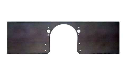 Motor Plate - Front - 36 x 10.938 x 0.25 in - Aluminum - Natural - Big Block Chevy - Each