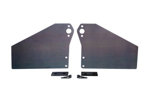 Motor Plate - Front - 10.5 x 8.5 x 0.25 in - 2-Piece - Aluminum - Natural - Small Block Chevy / V6 - Kit