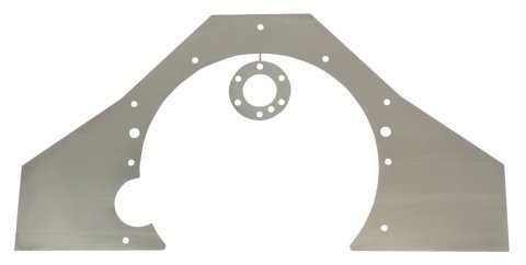 Motor Plate - Mid - 29.25 x 14.813 x 0.094 in - Frame Mounts - Flywheel Shims - Steel - GM LS-Series - Each