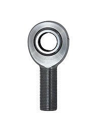 Rod End - Spherical - 5/8 in Bore - 3/4-16 in Left Hand Male Thread - Jam Nut Included - Chromoly - Zinc Oxide - Each