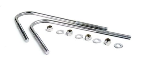 J-Bolt - Suspension Bars - 1/2-13 in Thread - Lock Nuts / Washers included - Steel - Zinc Oxide - Universal - Kit