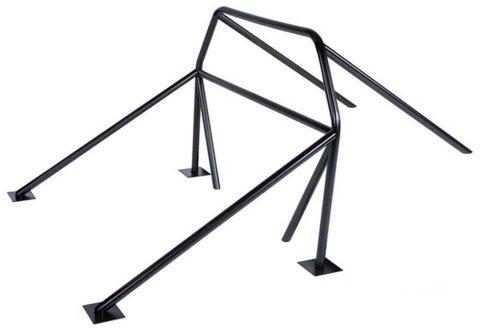 Roll Bar - Main Hoop - Weld-On - 1.75 in Diameter - 0.134 in Wall - Steel - Natural - Honda Civic 1992-2000 - Each
