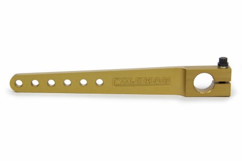 Throttle Pedal Lever - Firewall Mount - Aluminum - Gold Anodized - Colman Throttle Pedal - Each