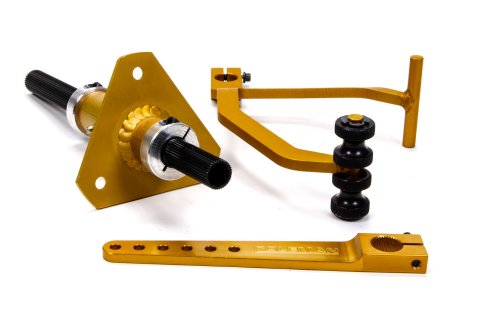 Pedal Assembly - Roller - Gas - Adjustable - 9 Degree Foot Box Mount - Aluminum - Gold Anodized - Universal - Each