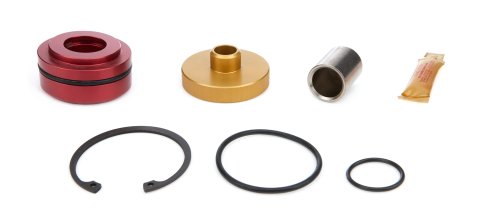 Brake Caliper Piston Reducer - 1-1/8 in Piston - Piston / Snap Ring / Spacer - Aluminum - Natural - 2-1/2 in Piston GM Metric Caliper - Kit