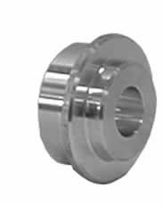 Lower Pulley Boss - Aluminum - Natural - Coleman Pulleys - Each