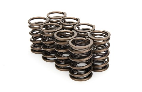 Valve Spring - Dual Spring - 258 lb/in Spring Rate - 0.910 in Coil Bind - 1.385 in OD - Set of 8