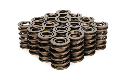 Valve Spring - Dual Spring / Damper - 450 lb/in Spring Rate - 1.110 in Coil Bind - 1.440 in OD - Set of 16