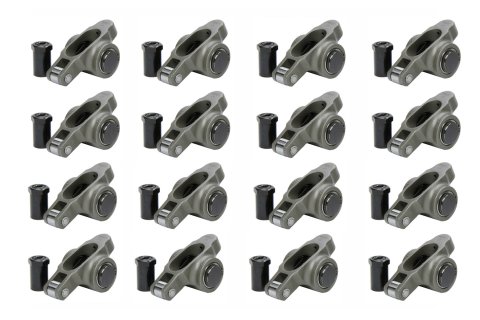 Rocker Arm - Enduro - 7/16 in Stud Mount - 1.50 Ratio - Full Roller - Stainless - Pontiac V8 - Set of 16