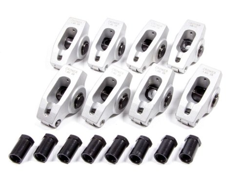 Rocker Arm - Enduro - 7/16 in Stud Mount - 1.60 Ratio - Full Roller - Stainless - Small Block Chevy - Set of 8