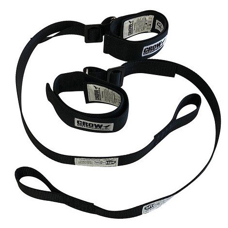 Arm Restraint Harness - SFI 3.3 - Individual Straps - 2 in Wide Cuffs - Nylon - Black - Adult - Kit
