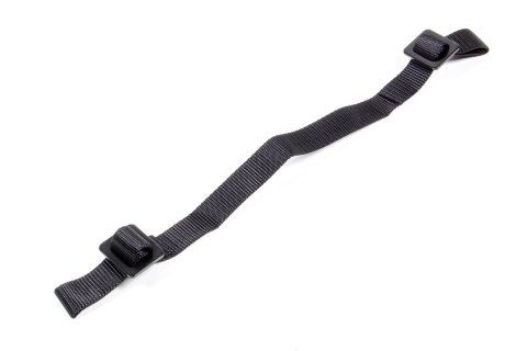 Drag Link Tether - 10-24 in Adjustable - 1 in Wide - Nylon - Black - Sprint Cars - Each