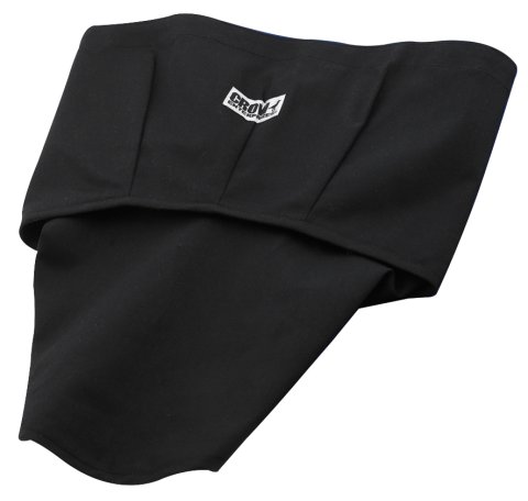 Helmet Skirt - Hook and Loop Attachment - Fire Retardant Cotton - Black - Each
