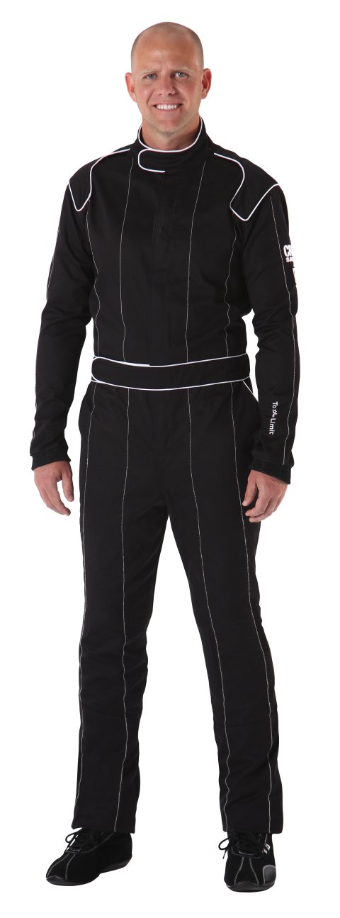Driving Suit - Legacy - 1-Piece - SFI 3.2A/1 - Single Layer - Proban - Black - Small - Each