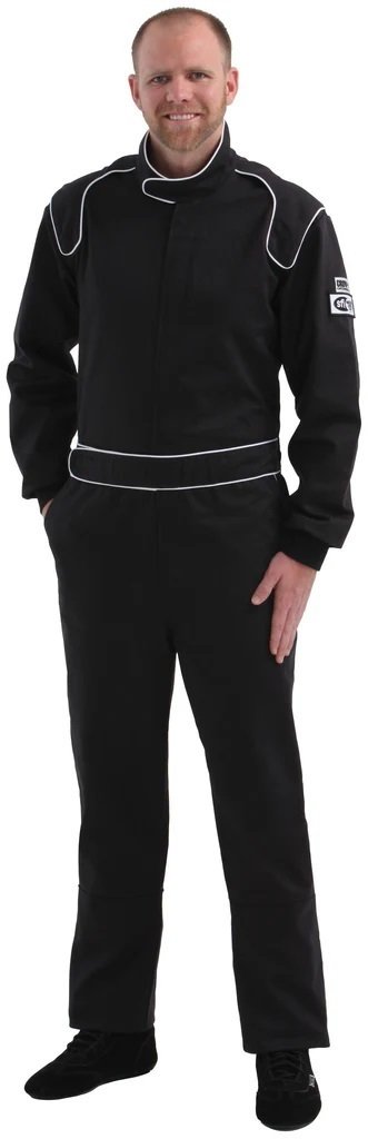 Driving Suit - Legacy - 1-Piece - SFI 3.2A/1 - Single Layer - Proban - Black - Medium - Each