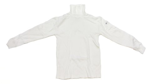 Underwear Top - SFI 3.3 - Long Sleeve - Turtle Neck - Fire Retardant Cotton - White - X-Large - Each