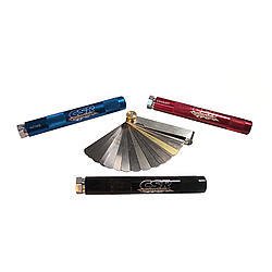 Feeler Gauge - Straight - SAE / Metric Sizing - 2 Handles - Steel - Natural - Kit