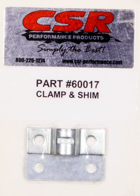 Throttle Cable Clamp and Shim - Steel - Natural - Kit