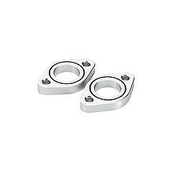 Water Pump Spacer - 1/2 in Thick - O-Ring - Aluminum - Natural - Big Block Chevy - Pair