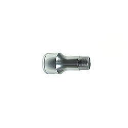 Fitting - Water Pump - 3/4 in NPT Male to 1-3/4 in Hose Barb - 3 in Long - Aluminum - Clear Anodized - Each