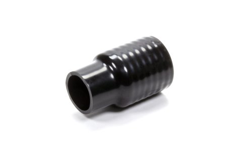 Helmet Air Hose Adapter - Straight - 2 in Hose to 1.5 in Hose - Silicone - Black - Each
