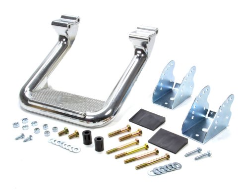Step Bars - Hoop II - Mount Kit Included - Aluminum - Polished - Various Applications - Each