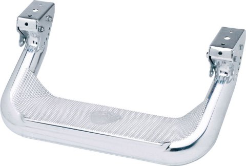 Step Bars - Super Hoop - Mount Kit Included - Aluminum - Polished - Various Applications - Pair