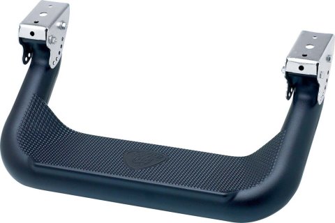 Step Bars - Super Hoop - Mount Kit Included - Aluminum - Black Powder Coat - Ford Fullsize SUV / Truck 1999-2016 - Each