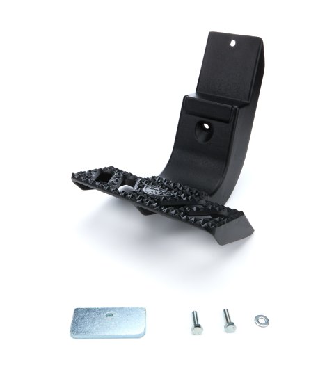 Step Board - MAX No-Drill - Frame Mount - Aluminum - Black Powder Coat - GM Fullsize Truck 2019-23 - Each