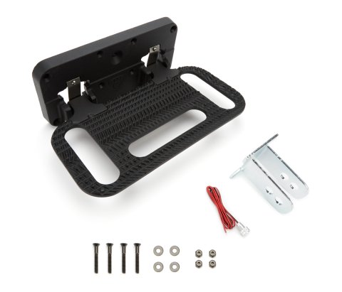 Hitch Step - HD MEGA STEP - 2 or 2-1/2 in Receiver - Fold-Away - Aluminum - Black Powder Coat - Each