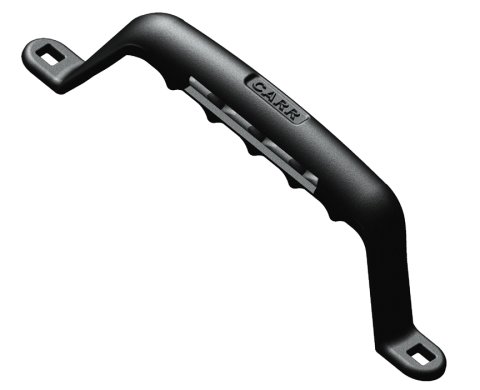 Cab Grab Handle - Exterior - 10 in Long - Mounting Hardware Included - Aluminum - Black Powder Coat - Each