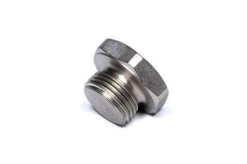 Oxygen Sensor Plug - 18 mm x 1.50 Male Thread - Hex Socket Head - Stainless - Natural - Each