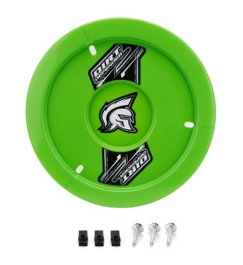 Mud Cover - Gen II - Bolt-On - Hardware Included - Cover Only - Plastic - Fluorescent Green - 15 in Wheels - Each
