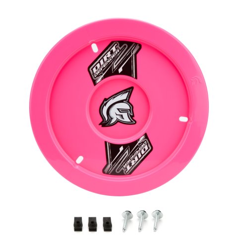 Mud Cover - Gen II - Bolt-On - Hardware Included - Cover Only - Plastic - Fluorescent Pink - 15 in Wheels - Each