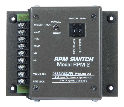 RPM Activated Switch - Adjustable - 100 RPM Increments - Analog - Each