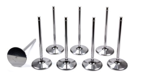 Intake Valve - 2.180 in Head - 5/16 in Valve Stem - 5.540 in Long - Titanium - Small Block Chevy - Set of 8